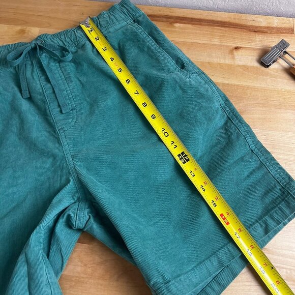 PrAna Canyon Camp Short Cove Green Mens Medium 7” Corduroy Standard Elastic NWT - Picture 11 of 11